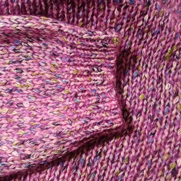 XL💖Fransa Mock Neck Knit Very Berry Sweater Pullover - Picture 5 of 8